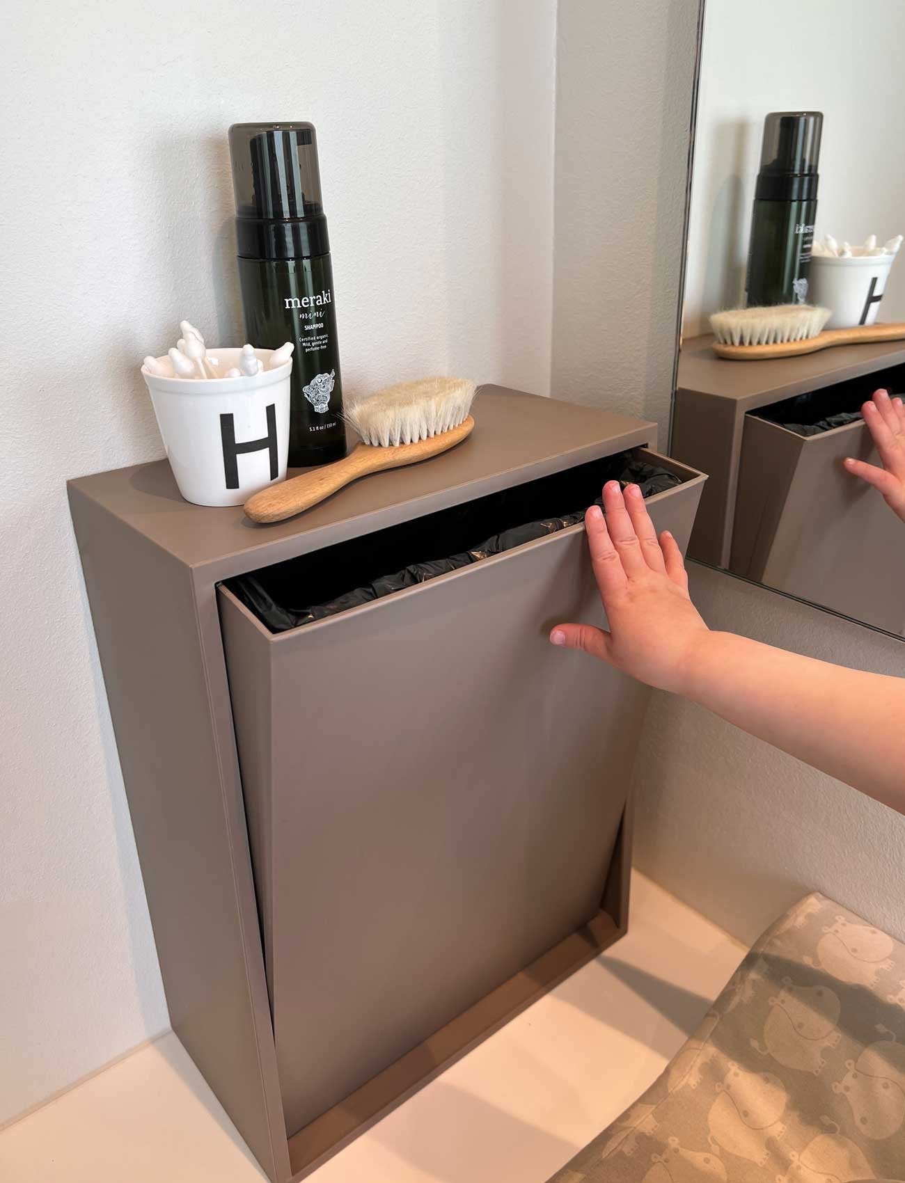 Recycling Box affaldssorteringsboks - Silver Cloud Grey